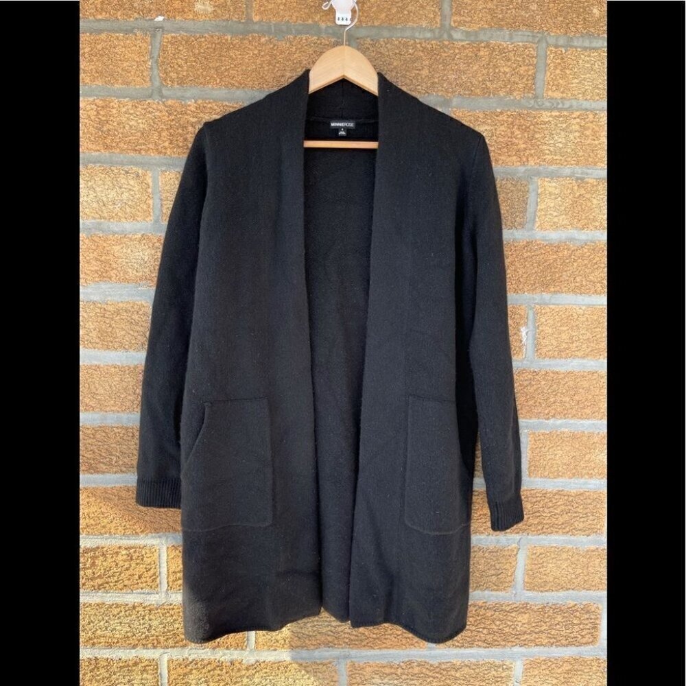 minnie rose cashmere cardigan sweater small